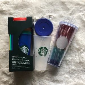 Starbucks Rainbow Color Changing Cups set